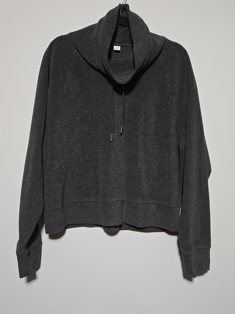 Old Navy Dark Charcoal Cowl Neck Pullover Hoodie - XL TALL